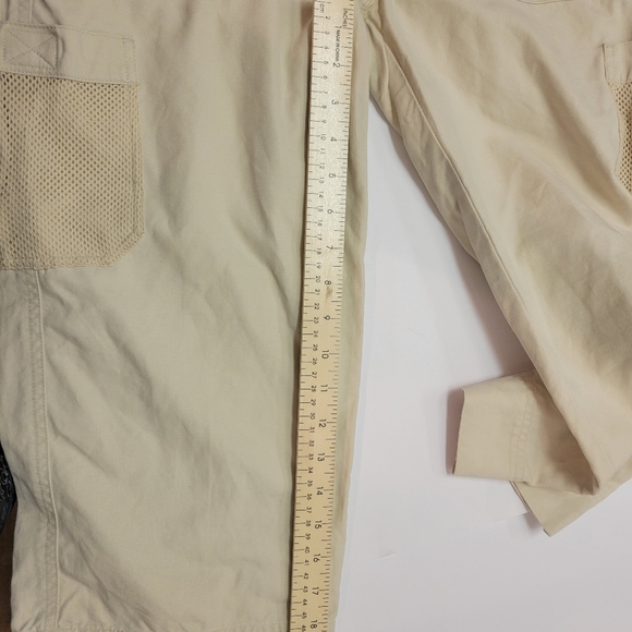 Ralph lauren Cargo pants Tan Safari cropped size 6 - Picture 3 of 9